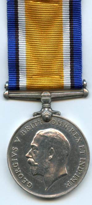 British War Medal 1914-18 To Pte Henry Russell Monmouthshire Regt