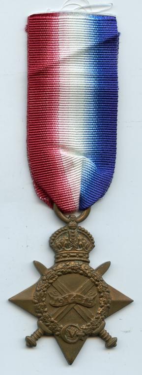 1914-15 Star To Pte Robert McA. Brown, 8th Bn Royal Scots Fusiliers