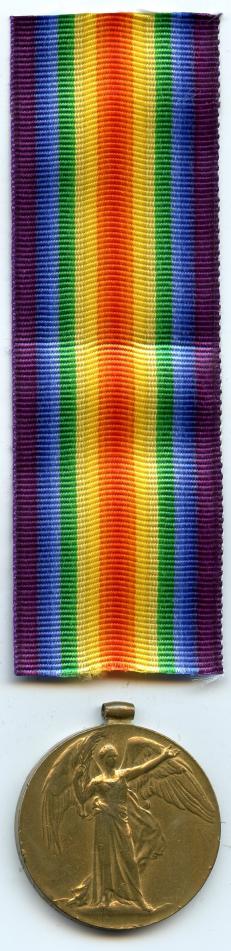 Victory Medal 1914-19 To Pte Frederick Cook, Royal Army Medical Corps