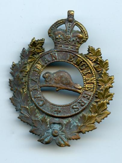 Canadian Engineers Cap Badge