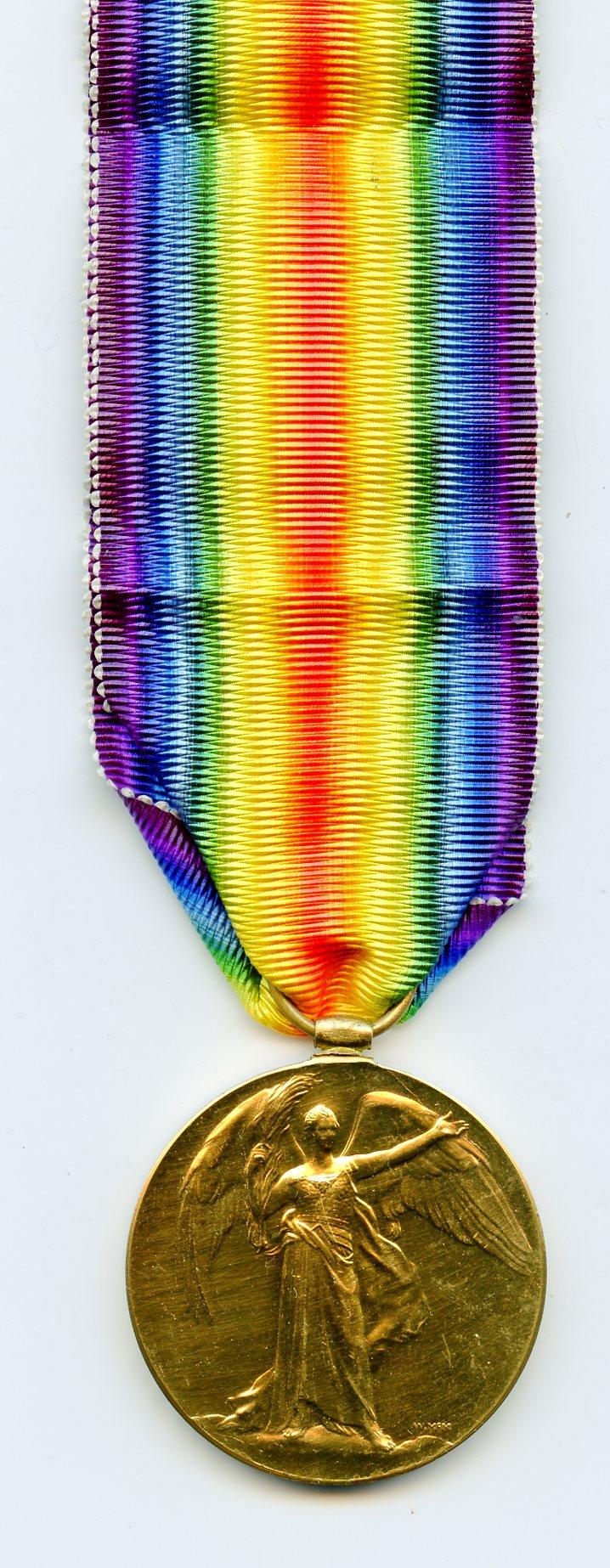 Victory Medal 1914-1919 To Cpl James Dale, Lanarkshire Yeomanry, M.I.D.