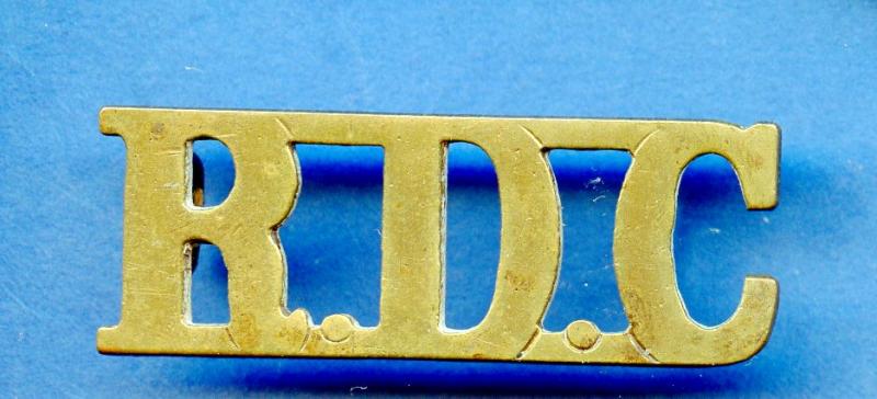 WW1 WW1 Royal Defence Corps RDC Shoulder Title Badge
