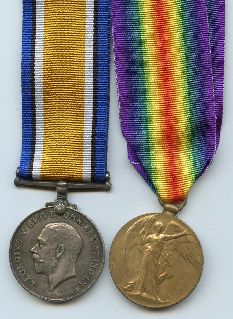 WW1 British War & Victory Medals Pair to Driver John Cook , Royal Engineers