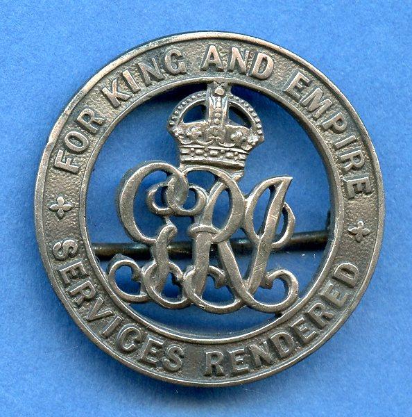 Silver War Badge Awarded to Pte Patrick Murphy, 10th London Regiment