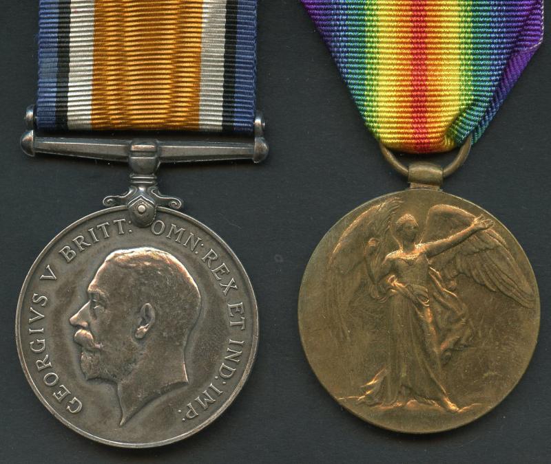 WW1 British War & Victory Medals Pair to Pte Harold Lawton, Liverpool Regiment