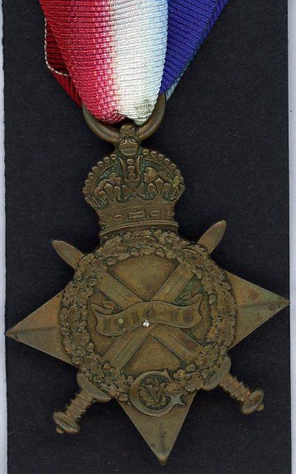 1914-15 Star To Pte James Edgar, Royal Scots Fusiliers