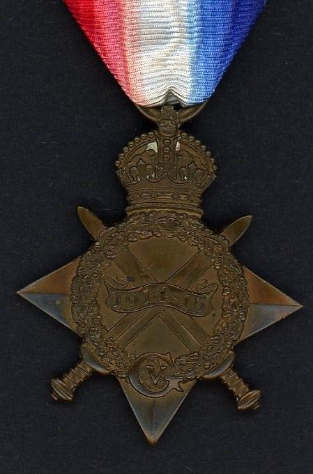 1914-15 Star To Driver James Morrison , Army Service Corps