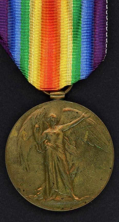 Victory Medal 1914-1919 To Pte Peter McGuire, Royal Scots Fusiliers