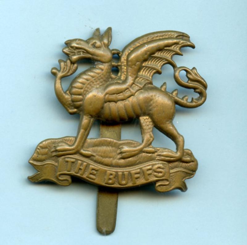 The Buffs ( East kent Regiment ) WW1 Cap Badge
