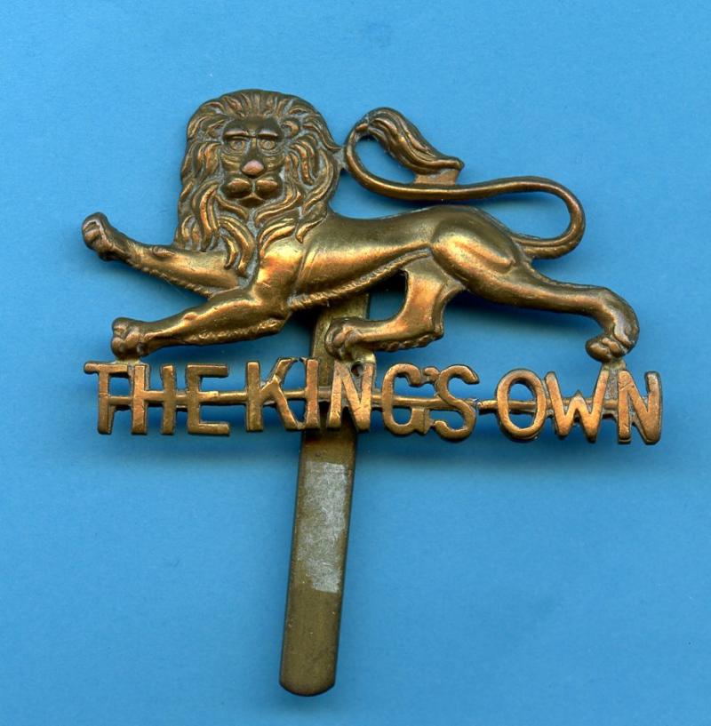 The King's Own ( Royal Lancaster Regiment ) WW1 Cap Badge