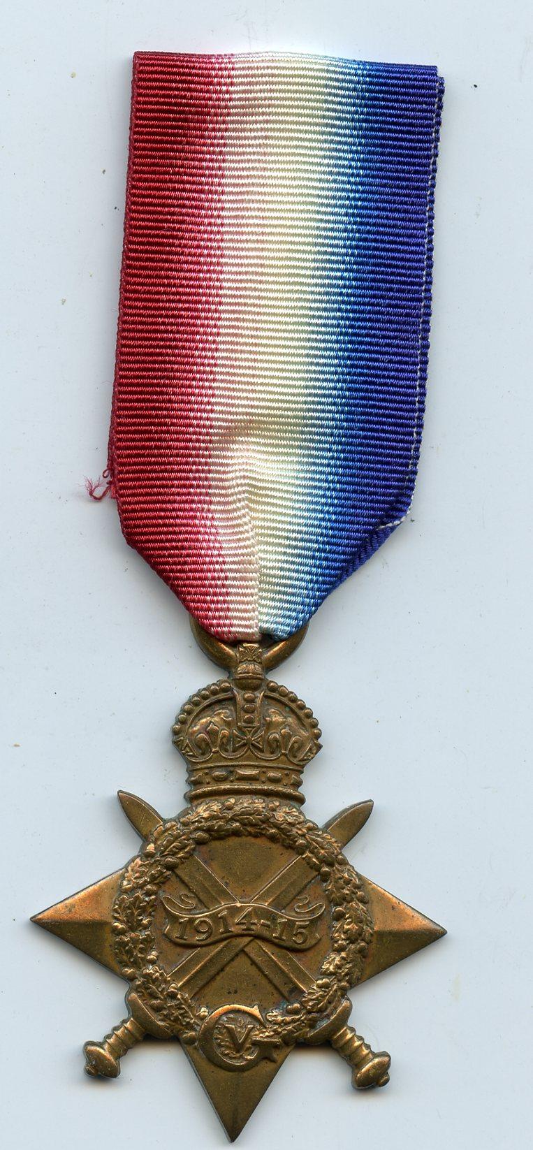 WW1 1914-15 Star To Pte Michael McShane, 11th Battalion Scottish Rifles Cameronians
