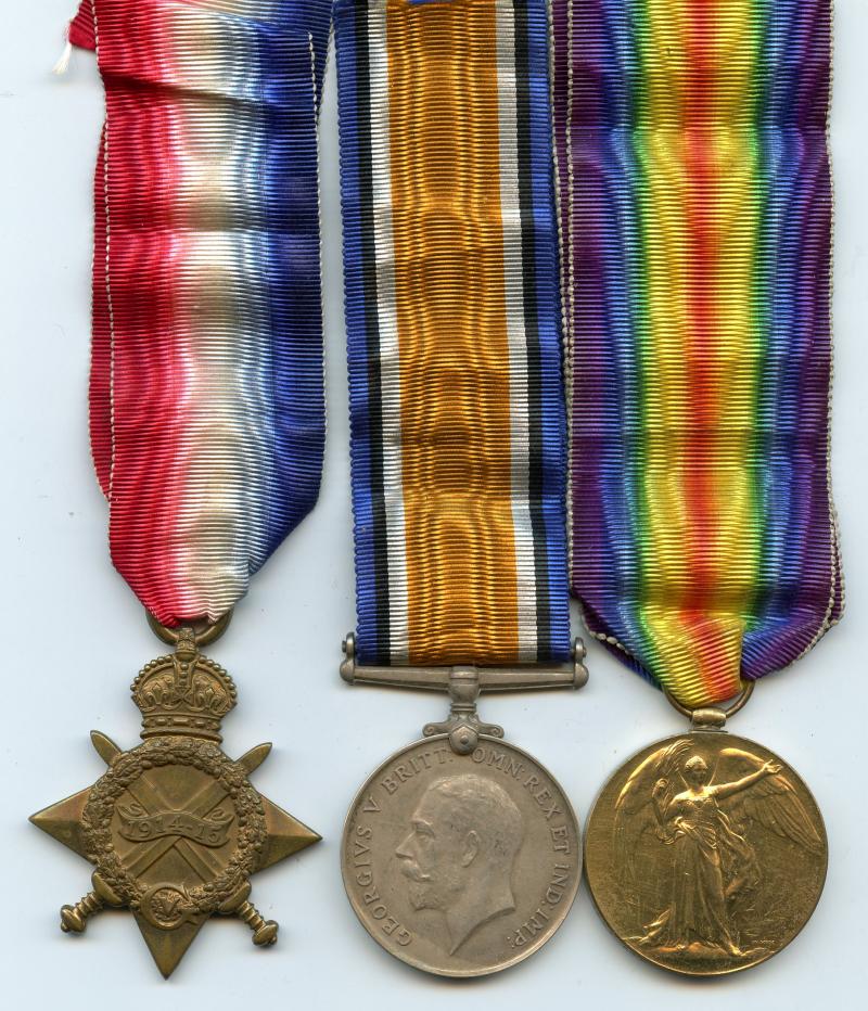 1914-15 Trio World War One Medals To Pte Sydney Albert Wix, Royal Army Medical Corps