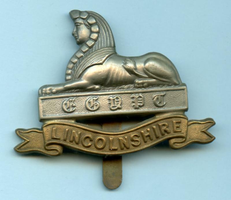 WW1 The Lincolnshire Regiment   Cap Badge