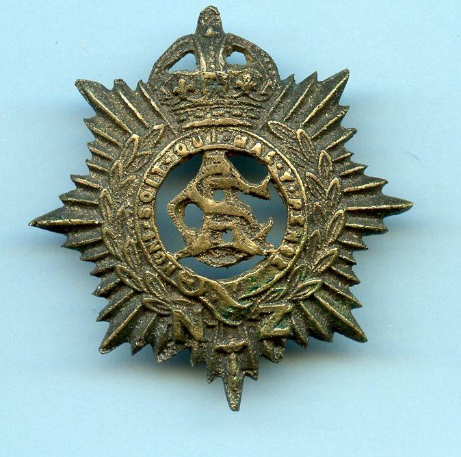 WW1 New Zealand Army Service Corps Cap Badge