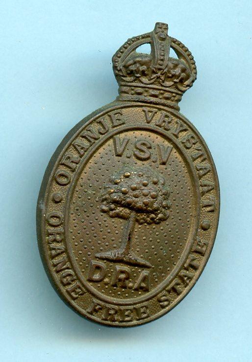 WW1 South African Orange Free State Commandos Cap Badge