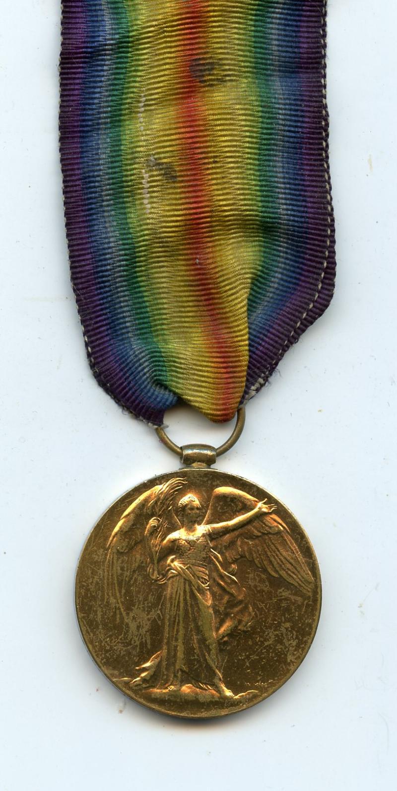 Victory Medal 1914-19 Pte William Meikle, 8th Bn Scottish Rifles (Cameronians)