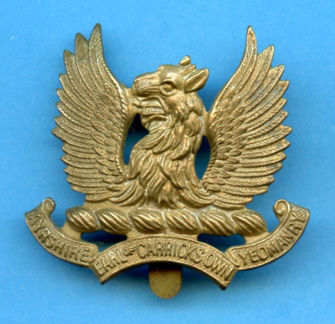 WW1 Ayrshire Yeomanry Cap Badge