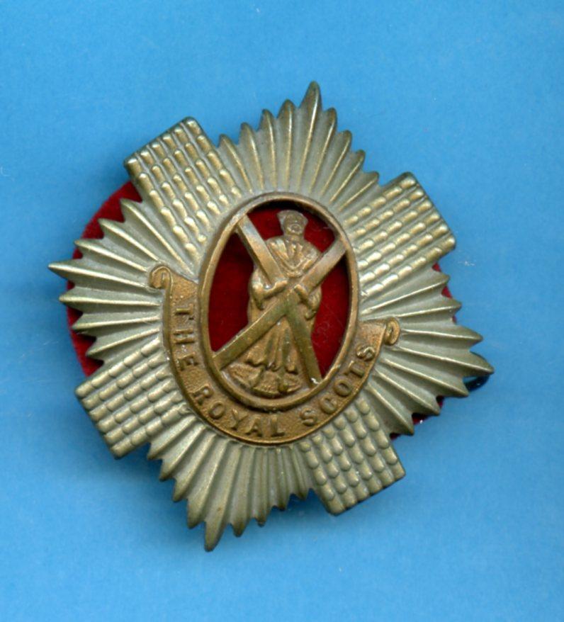 WW1 1st Battalion The Royal Scots Cap Badge