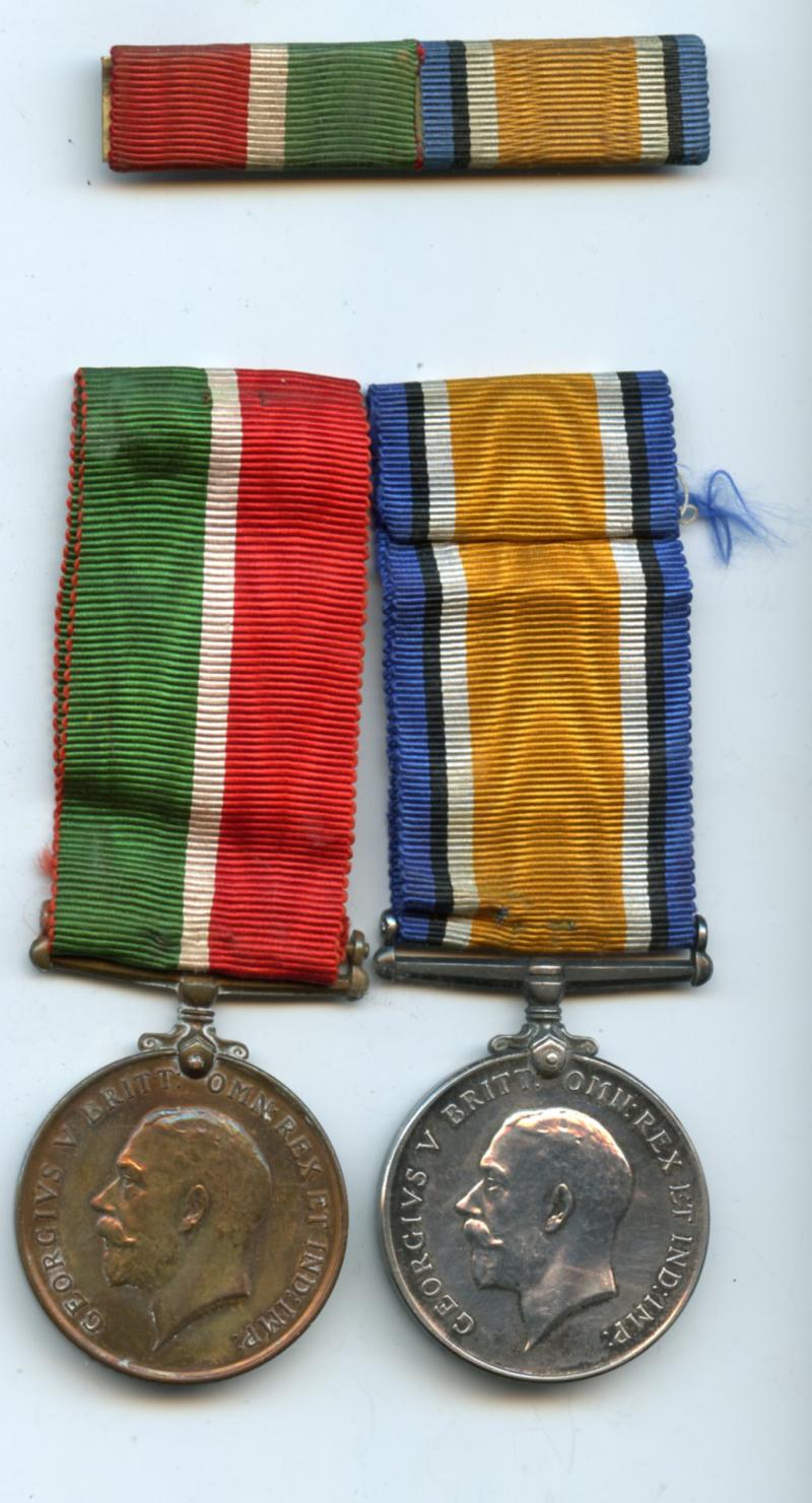 Mercantile Marine Medal Pair To George Brown