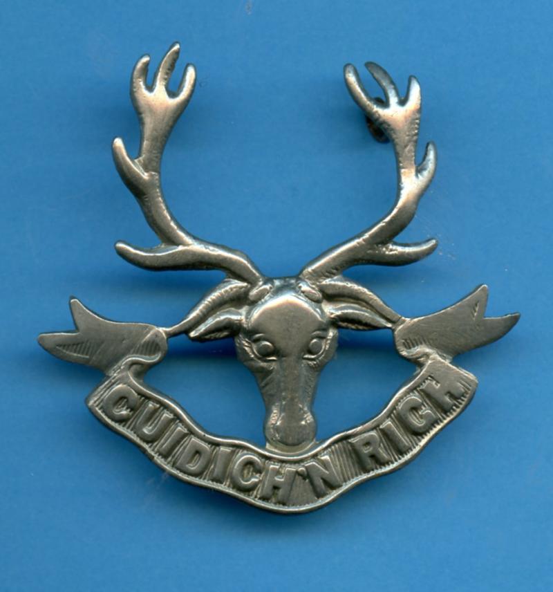 WW1 Seaforth Highlanders Cap Badge