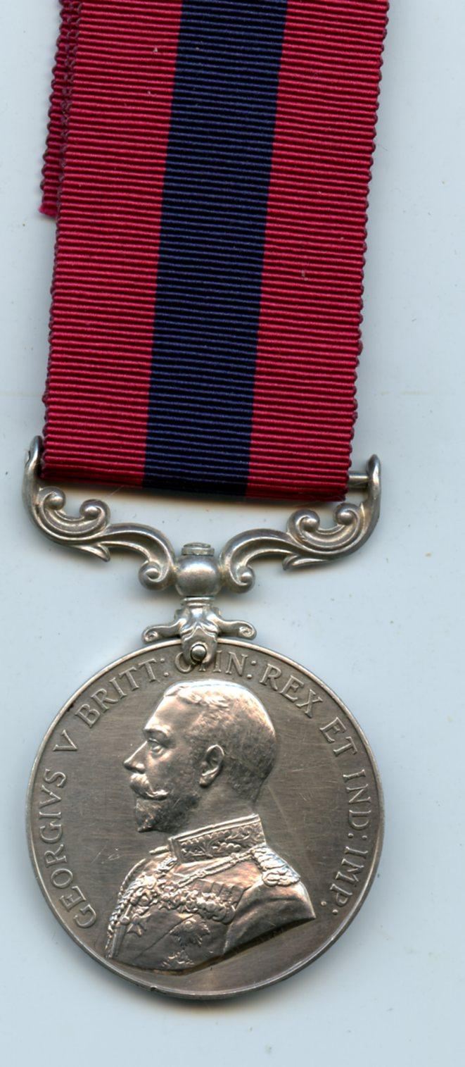 Distinguished Conduct Medal To Cpl John Blackledge, 7th Battlion  East Lancashire Regiment