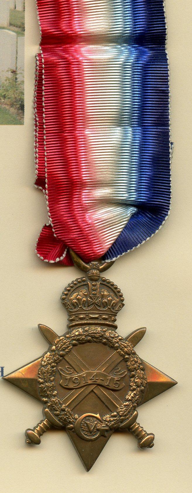 1914-15 Star To Captain Thomas Irving Ward Wilson Military Cross 21st Bn., Manchester Regiment