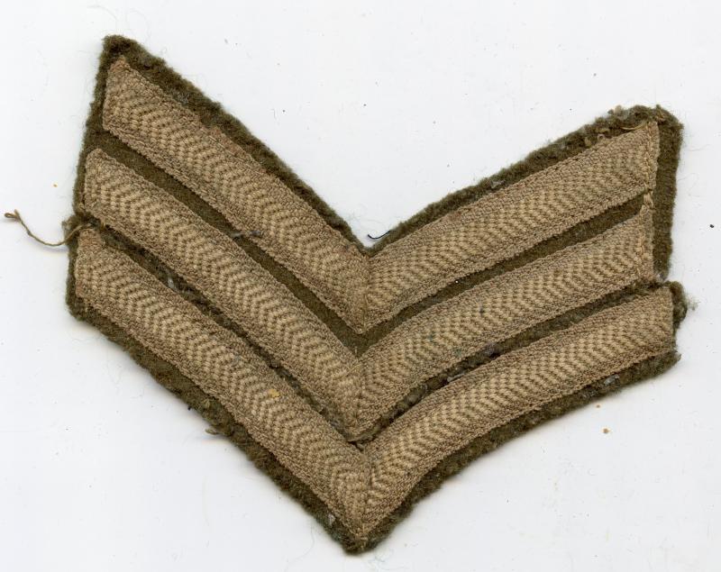WW1 Sergeants Cloth cheveron stripes