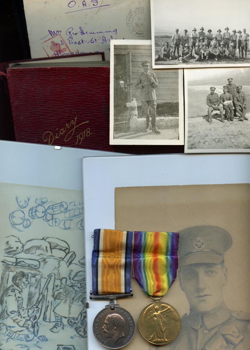 WW1 British War & Victory Medals Pair To  Lance Corporal E.G. Hemming, Oxfordshire and Buckinghamshire Light Infantry,