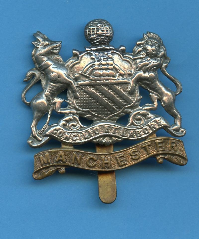 The Manchester Regiment  WW1  Cap badge