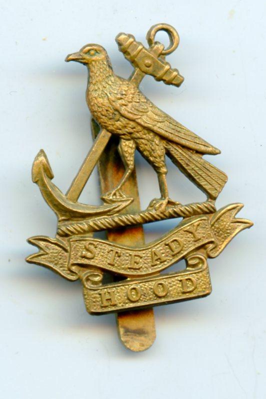 WW1 Hood Battalion R.N.V.R. Cap Badge