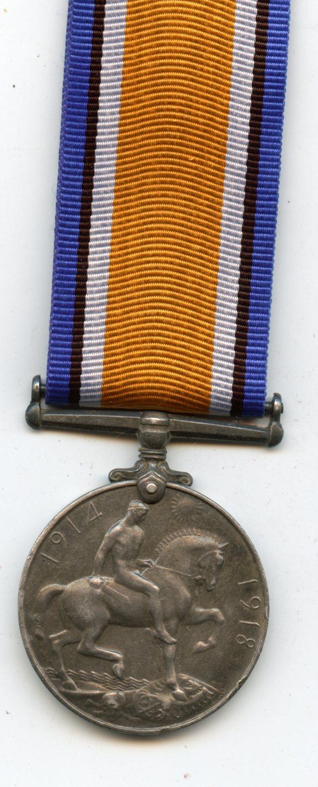 WW1 British War Medal 1914-18 To Pte William Cassidy, 11th Bn., The King's (Liverpool Regiment)