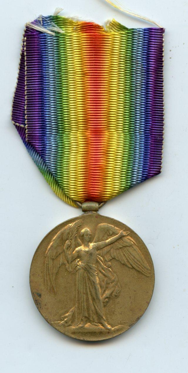 WW1 Victory Medal 1914-1919 To Pte James Kettles, 1st Bn., Royal Scots Fusiliers