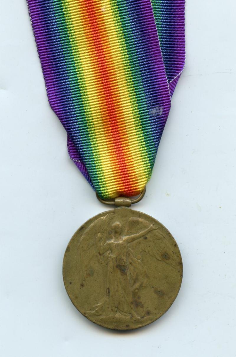 WW1 Victory Medal 1914-19 To Pte Woolf Cohen, 22nd (The Queens) Battalion, London Regiment