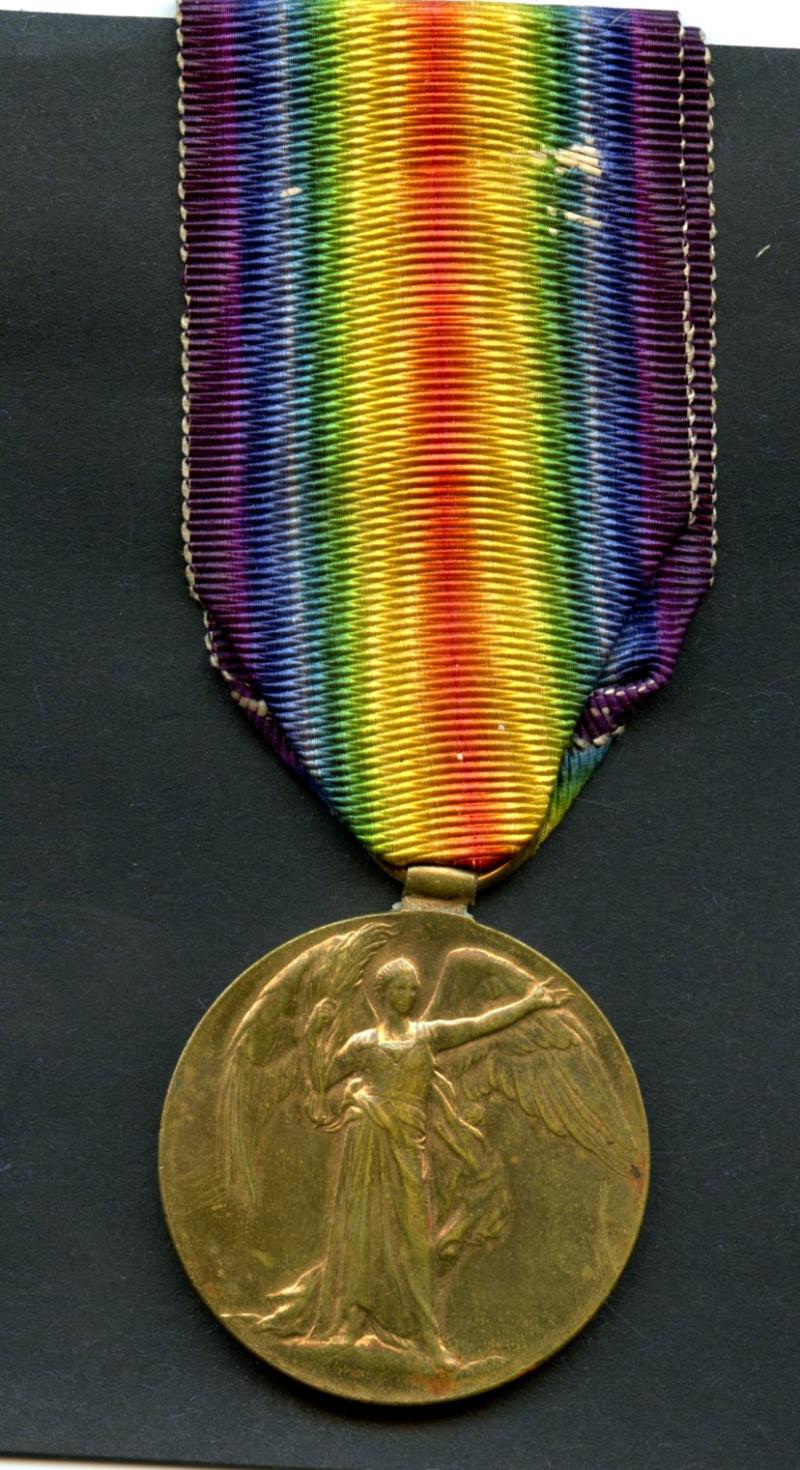 WW1 Victory Medal 1914-1919 To Pte George Morgan, Royal Welsh Fusiliers
