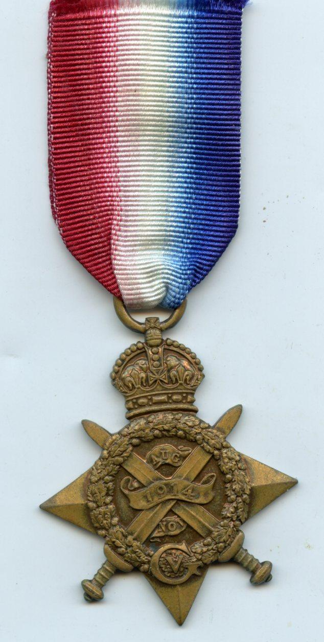 WW1 1914 Mons Star Medal To Pte Henry Currie 1st Bn., Black Watch (Royal Highlanders)