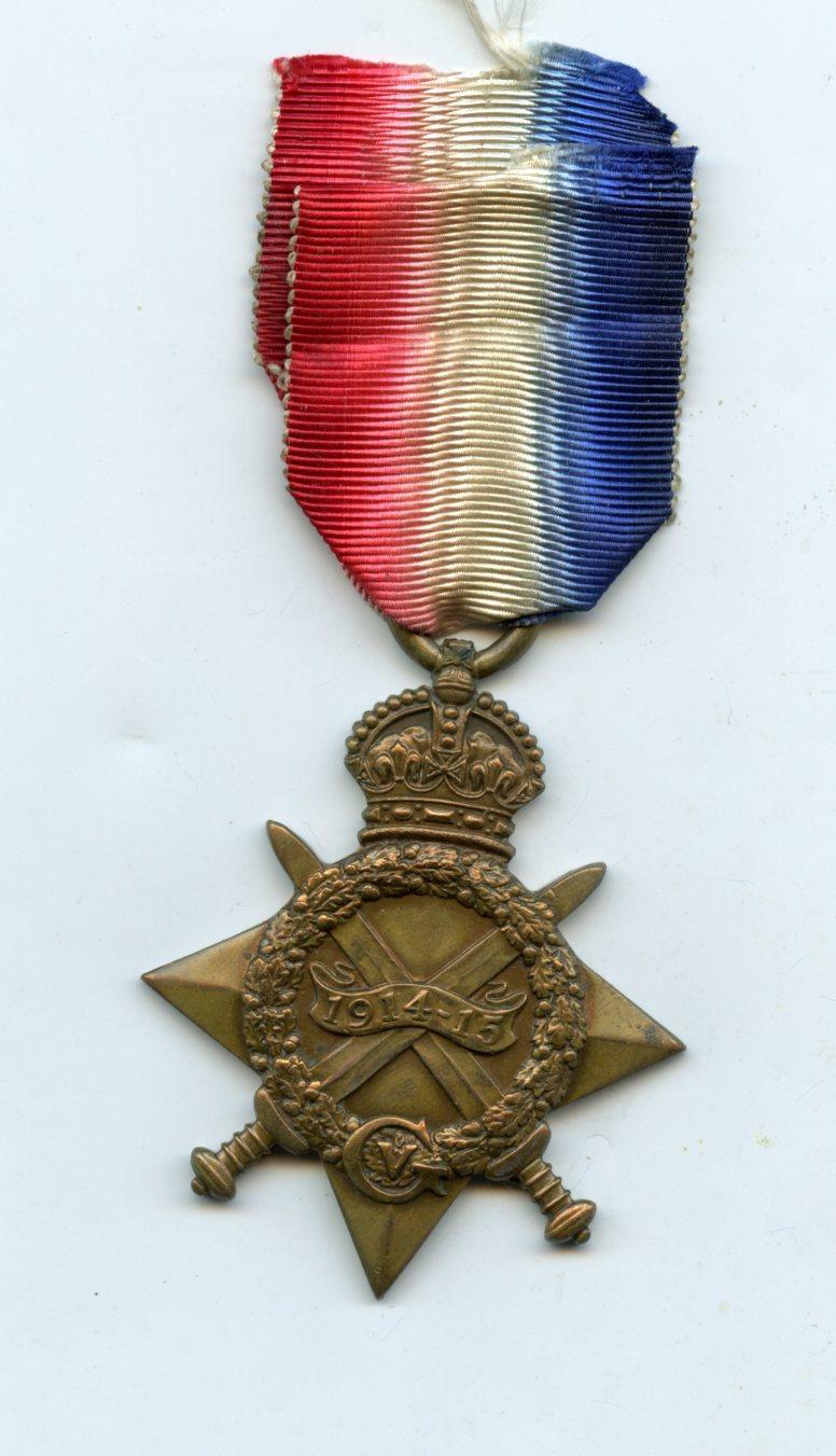 WW1 1914-15 Star Medal To Pte George Coyle 6th Bn., King's Own Scottish Borderers