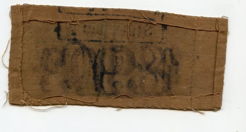 Very Rare WW1 Rare Prisoner of War Cloth Badge from Kriegsgef- Lager Stuttgart 2