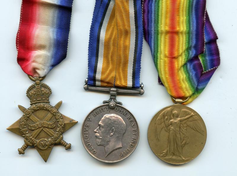 WW1 1914-15 Trio World War One Medals To W.O.CL 2 Henry MacKay, Army Service Corps