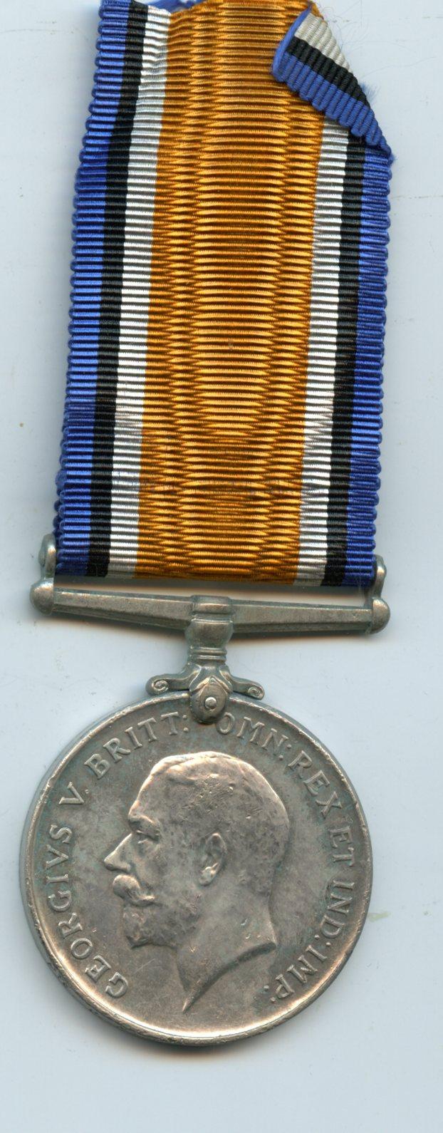 WW1 British War Medal 1914-18 to Pte G Pitt, 10th South Africa Horse