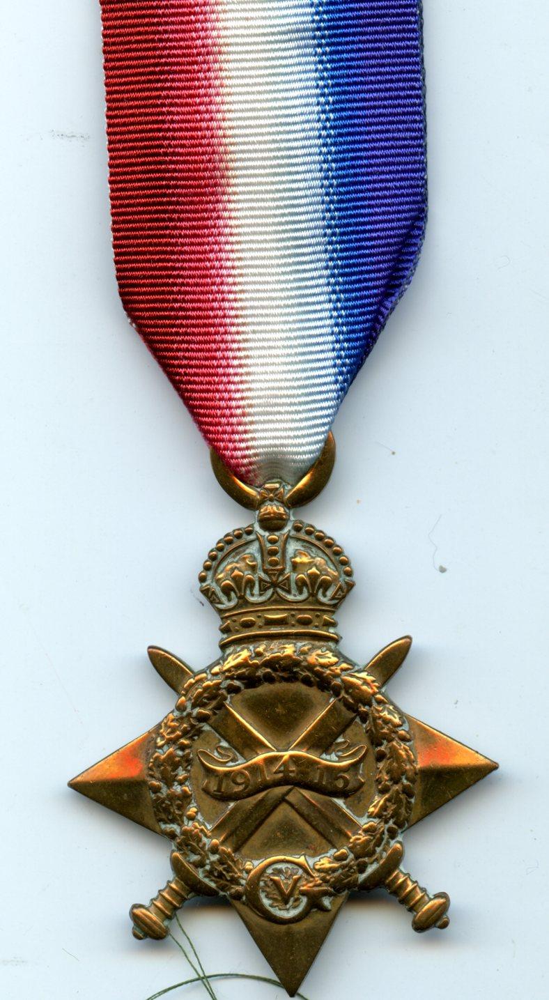 WW1 1914-15 Star  To SJT Charles S Bayne, Highland Divisional Transport and Supply Column
