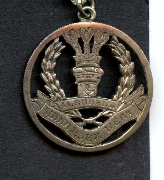 WW1 British War & Victory Medals Pair To Pte Charles Hessner, 4th I. L. Coy Middlesex Regiment