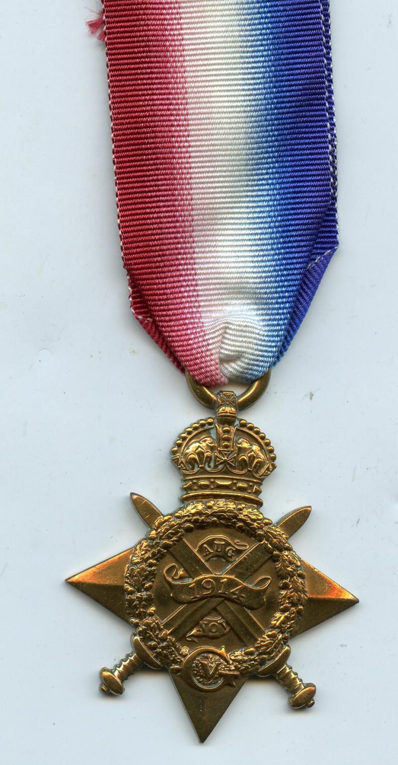 WW1 1914 Mons Star To Pte Ernest Shadgett, Royal Engineers