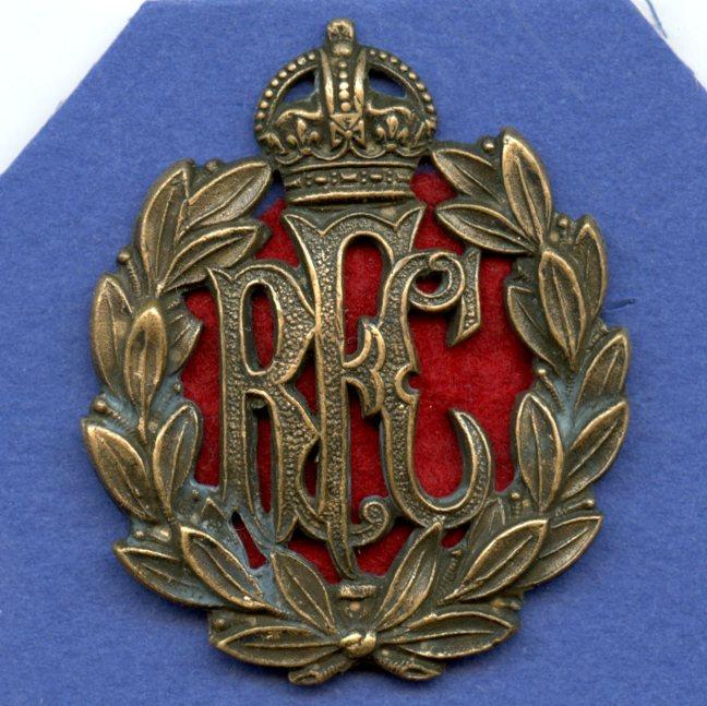 Set of RFC Royal Flying Corps Officers Badges and Buttons
