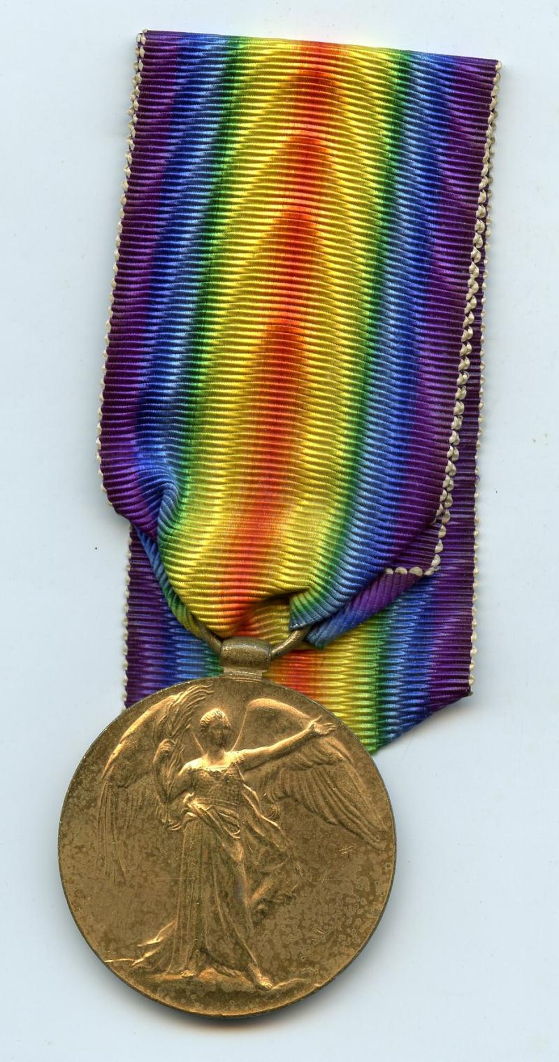 WW1 Victory Medal To Pte Smith, 8th Bn., Canadian Infantry (90th Winnipeg Rifles)