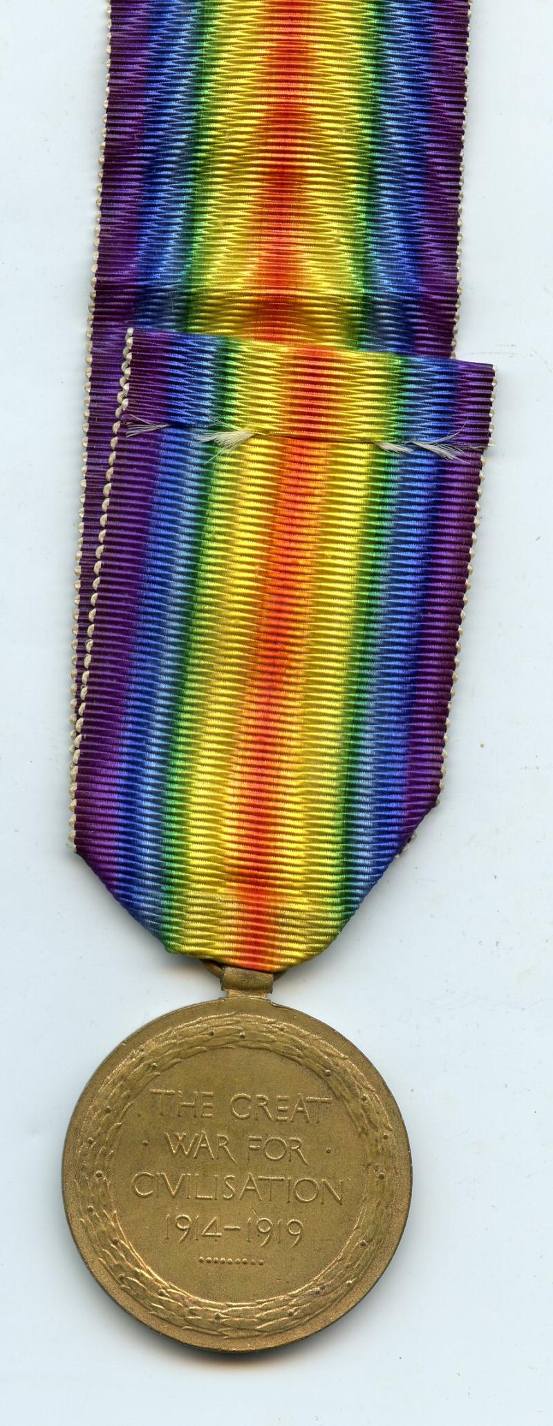 WW1 Victory Medal To Pte Smith, 8th Bn., Canadian Infantry (90th Winnipeg Rifles)