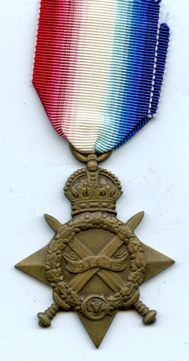 WW1 1914-15 Star Medal To Sepoy Mohd Khan, 1st Guides Infantry