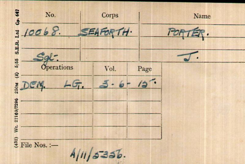 WW1 1914 Mons Star To Sgt James Porter, D.C.M. Sgt Porter 1st Bn., Seaforth Highlanders